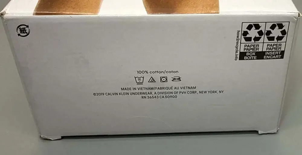 Men's Calvin Klein 3 Pack Classic Fit 100% Cotton Knit Boxers XXL White 2019 NIB
